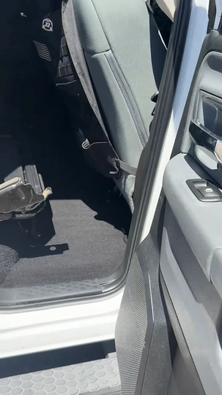 Ram rear floor after interior detailing