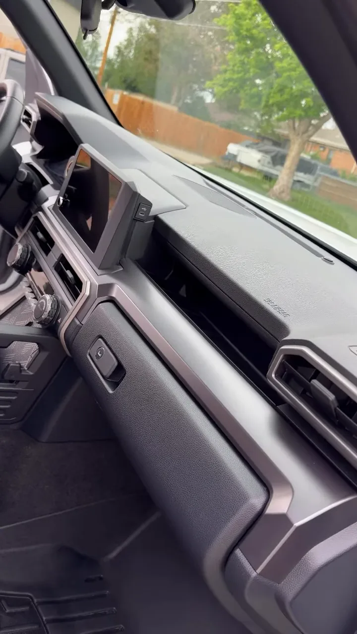Clean finished dashboard and cabin of a Toyota 4Runner